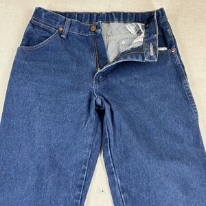 Wrangler Jeans Mens 36x32 Blue‎ 13MWZ Regular Fit Cowboy Western Denim Pants